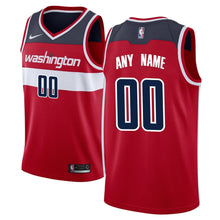 Load image into Gallery viewer, Men's Fanatics Branded Red Washington Wizards Fast Break Custom Replica Jersey  Icon Edition Red