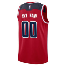 Load image into Gallery viewer, Men's Fanatics Branded Red Washington Wizards Fast Break Custom Replica Jersey  Icon Edition Red