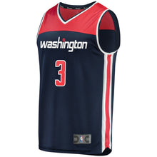 Load image into Gallery viewer, Men's Fanatics Branded Bradley Beal Navy Washington Wizards Fast Break Replica Jersey  Statement Edition Navy