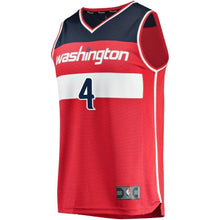 Load image into Gallery viewer, Men's Fanatics Branded Wesley Johnson Red Washington Wizards Fast Break Replica Jersey – Icon Edition  Red