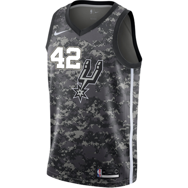 Bertans San Antonio Spurs Men's Nike  City Edition Swingman Personalized Jersey  Navy