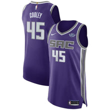 Load image into Gallery viewer, Men's Nike Jack Cooley Purple Sacramento Kings Authentic Sponsor Patch Jersey – Icon Edition