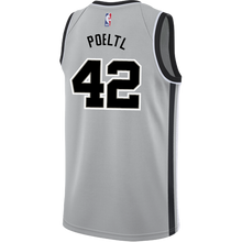 Load image into Gallery viewer, Poeltl San Antonio Spurs Men's Nike  Statement Edition Swingman Personalized Jersey   Grey