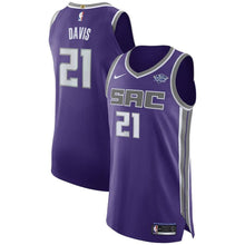 Load image into Gallery viewer, Men's Nike Deyonta Davis Purple Sacramento Kings Authentic Sponsor Patch Jersey – Icon Edition