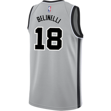 Load image into Gallery viewer, Belinelli San Antonio Spurs Men&#39;s Nike  Statement Edition Swingman Personalized Jersey   Grey