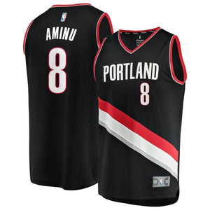 AlFarouq Aminu Portland Trail Blazers Fast Break Player Jersey  Icon Edition  Black