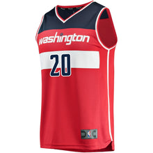 Load image into Gallery viewer, Men's Fanatics Branded Jodie Meeks Red Washington Wizards Fast Break Replica Team Color Player Jersey  Icon Edition Red