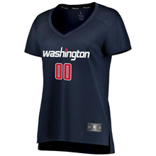 Load image into Gallery viewer, Women's Fanatics Branded Navy Washington Wizards Fast Break Replica Custom Jersey – Statement Edition  Navy
