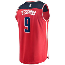 Load image into Gallery viewer, Youth Fanatics Branded Ramon Sessions Red Washington Wizards Fast Break Player Jersey  Icon Edition  Red