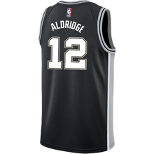 Load image into Gallery viewer, Aldridge San Antonio Spurs Men&#39;s Nike Custom Personalized Icon Swingman Jersey  Black