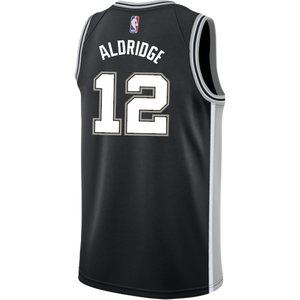 Aldridge San Antonio Spurs Men's Nike Custom Personalized Icon Swingman Jersey  Black