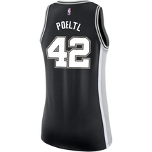 Load image into Gallery viewer, Poeltl San Antonio Spurs Women's Nike Custom Personalized Icon Swingman Jersey  Black