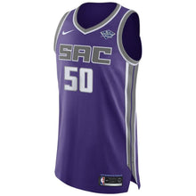 Load image into Gallery viewer, Men's Nike Zach Randolph Purple Sacramento Kings Authentic Sponsor Patch Jersey – Icon Edition