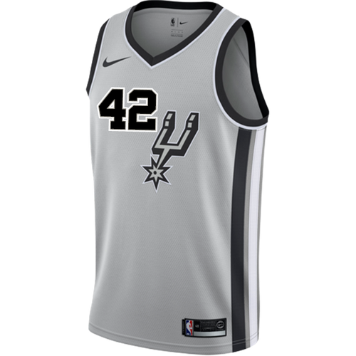 Bertans San Antonio Spurs Men's Nike  Statement Edition Swingman Personalized Jersey   Grey