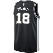 Load image into Gallery viewer, Belinelli San Antonio Spurs Men&#39;s Nike Custom Personalized Icon Swingman Jersey  Black