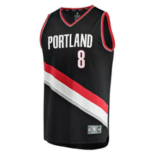 Load image into Gallery viewer, AlFarouq Aminu Portland Trail Blazers Fast Break Player Jersey  Icon Edition  Black