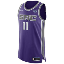 Load image into Gallery viewer, Men's Nike Yogi Ferrell Purple Sacramento Kings Authentic Sponsor Patch Jersey – Icon Edition