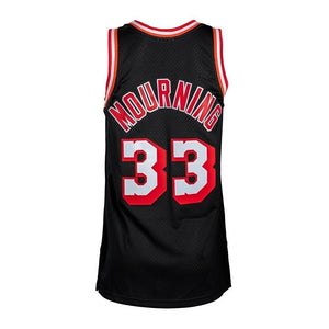 Alonzo Mourning Mitchell & Ness Miami Heat Swingman Jersey  Black