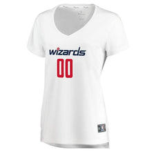 Load image into Gallery viewer, Women's Fanatics Branded White Washington Wizards Fast Break Custom Replica Jersey  Association Edition  White
