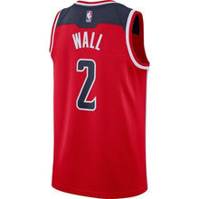 Load image into Gallery viewer, Men's Nike John Wall Red Washington Wizards Custom Swingman Sponsor Patch Jersey  Red
