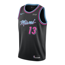 Load image into Gallery viewer, Bam Adebayo Nike Miami Heat Vice Nights Swingman Jersey  Black