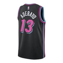 Load image into Gallery viewer, Bam Adebayo Nike Miami Heat Vice Nights Swingman Jersey  Black