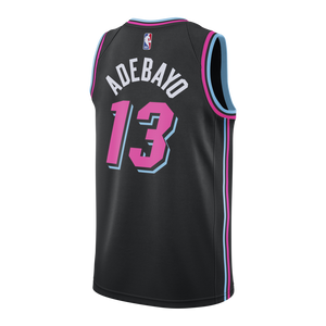 Bam Adebayo Nike Miami Heat Vice Nights Swingman Jersey  Black