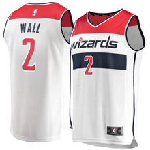 Load image into Gallery viewer, Men's Fanatics Branded John Wall White Washington Wizards Fast Break Replica Jersey  Association Edition  White