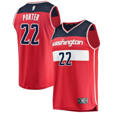 Load image into Gallery viewer, Men's Fanatics Branded Otto Porter Red Washington Wizards Fast Break Replica Team Color Player Jersey  Icon Edition  Red