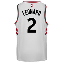 Load image into Gallery viewer, Raptors Adult Swingman Association Jersey  Leonard  White