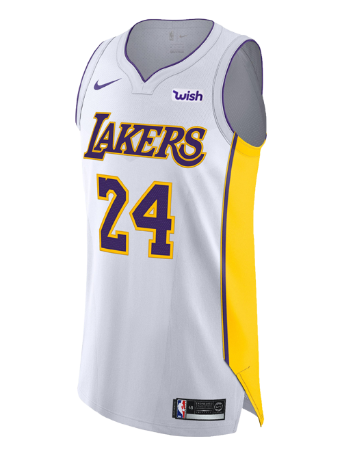 Los Angeles Lakers Kobe Bryant Association Authentic Jersey White gosspastry
