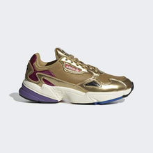 Load image into Gallery viewer, Falcon Shoes Gold Metallic / Gold Metallic / Off White Adidas