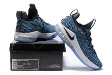 Load image into Gallery viewer, Nike Lebron XV 15 Low EP White Blue Black Men Shoes Sale Size US7,8,8.5,9,10,11,12
