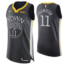 Load image into Gallery viewer, Klay Thompson Golden State Warriors Authentic On Court Jersey  Grey