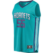Load image into Gallery viewer, Youth Fanatics Branded J.P. Macura Teal Charlotte Hornets Fast Break Player Jersey  Icon Edition  Aqua
