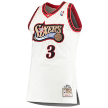 Load image into Gallery viewer, Men's Mitchell &amp; Ness Allen Iverson White Philadelphia 7ers Home 7/ Hardwood Classics Authentic Jersey  White