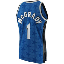 Load image into Gallery viewer, Men's Mitchell &amp; Ness Tracy McGrady Blue Orlando Magic  Hardwood Classics Swingman Jersey  Blue