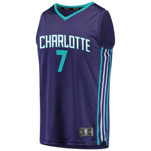 Load image into Gallery viewer, Men's Fanatics Branded Dwayne Bacon Purple Charlotte Hornets Fast Break Replica Player Jersey  Statement Edition  Purple