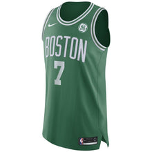 Load image into Gallery viewer, Men's Nike Jaylen Brown Green Boston Celtics Authentic Sponsor Patch Jersey – Icon Edition  Green