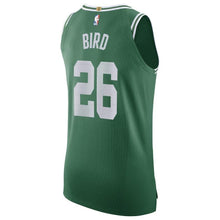 Load image into Gallery viewer, Men's Nike Jabari Bird Green Boston Celtics Authentic Sponsor Patch Jersey – Icon Edition  Green