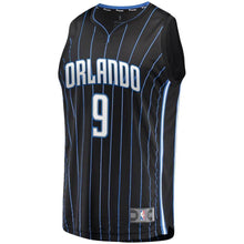 Load image into Gallery viewer, Men's Fanatics Branded Nikola Vucevic Black Orlando Magic Fast Break Replica Player Jersey  Statement Edition  Black