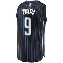 Load image into Gallery viewer, Men's Fanatics Branded Nikola Vucevic Black Orlando Magic Fast Break Replica Player Jersey  Statement Edition  Black