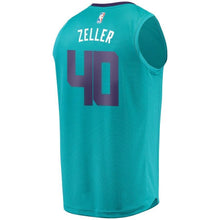 Load image into Gallery viewer, Youth Fanatics Branded Cody Zeller Teal Charlotte Hornets Fast Break Player Jersey  Icon Edition  Aqua