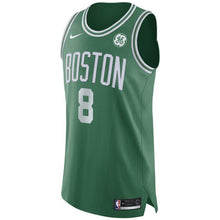 Load image into Gallery viewer, Men's Nike Shane Larkin Green Boston Celtics Authentic Sponsor Patch Jersey – Icon Edition  Green