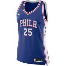 Load image into Gallery viewer, Women's Nike Ben Simmons Royal Philadelphia 7ers Swingman Jersey  Icon Edition  Royal