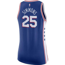 Load image into Gallery viewer, Women's Nike Ben Simmons Royal Philadelphia 7ers Swingman Jersey  Icon Edition  Royal
